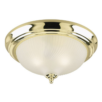 Two Light Flush Mount in Polished Brass (88|6430200)