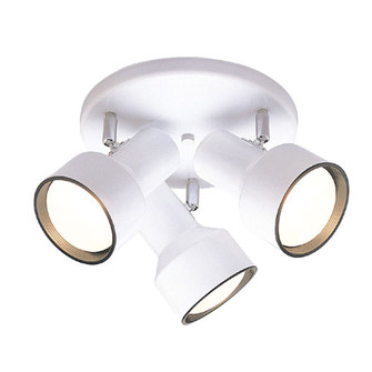 Multi Directional Three Light Flush Mount in Off White (88|6632600)