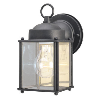 Exteriors Black One Light Wall Fixture in Textured Black (88|6697200)