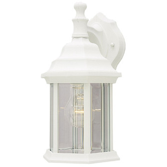 Exteriors White One Light Wall Fixture in Textured White (88|6783400)