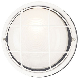 Exteriors White One Light Wall Fixture in White (88|6783600)