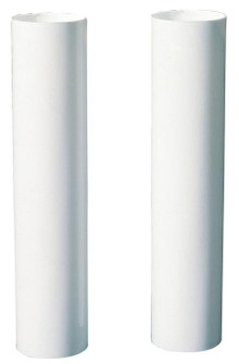 Candle Socket Covers 2 Plastic Candle Socket Covers 4'' in White (88|7037000)