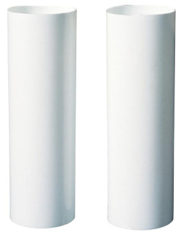 Candle Socket Covers 2 Plastic Candle Socket Covers 4'' in White (88|7037100)
