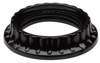 Socket Ring Phenolic Shade Ring for Medium Base Sockets in Black (88|7043500)