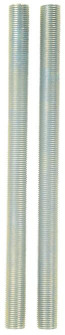 Nipples 2 Nipples Zinc-Plated 2'' in Metallic Silver (88|7060200)