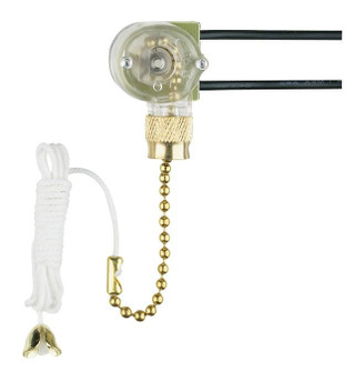Switch Pull Chain Fan Light Switch with Pull Chain in Polished Brass (88|7702300)