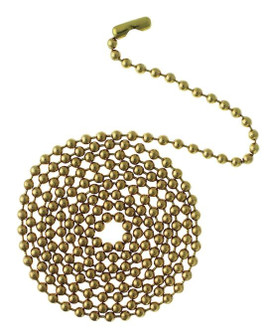 Beaded Chain With Connector 3 Ft. Beaded Chain with Connector in Solid Brass (88|7705000)