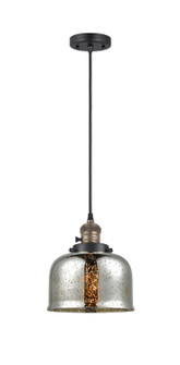 Franklin Restoration LED Mini Pendant in Black Antique Brass (405|201CSW-BAB-G78-LED)