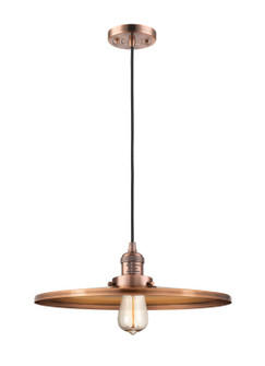 Franklin Restoration One Light Mini Pendant in Antique Copper (405|201C-AC-MFR-AC-16)