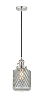 Franklin Restoration LED Mini Pendant in Polished Nickel (405|201CSW-PN-G262-LED)