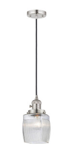 Franklin Restoration LED Mini Pendant in Polished Nickel (405|201CSW-PN-G302-LED)