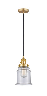 Franklin Restoration LED Mini Pendant in Satin Gold (405|201CSW-SG-G182-LED)