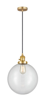 Franklin Restoration One Light Mini Pendant in Satin Gold (405|201CSW-SG-G202-12)