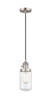 Franklin Restoration LED Mini Pendant in Brushed Satin Nickel (405|201CSW-SN-G312-LED)