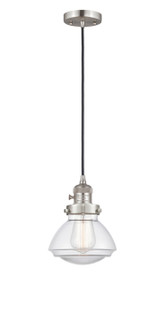 Franklin Restoration LED Mini Pendant in Brushed Satin Nickel (405|201CSW-SN-G322-LED)