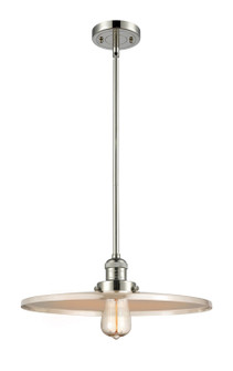 Franklin Restoration One Light Mini Pendant in Polished Nickel (405|201S-PN-MFR-PN-16)