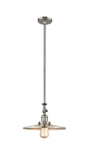 Franklin Restoration One Light Mini Pendant in Brushed Satin Nickel (405|206-SN-MFR-SN-12)