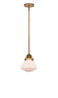 Nouveau 2 One Light Mini Pendant in Brushed Brass (405|288-1S-BB-G321)