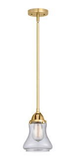 Nouveau 2 One Light Mini Pendant in Satin Gold (405|288-1S-SG-G194)