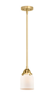 Nouveau 2 LED Mini Pendant in Satin Gold (405|288-1S-SG-G51-LED)