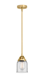 Nouveau 2 One Light Mini Pendant in Satin Gold (405|288-1S-SG-G52)