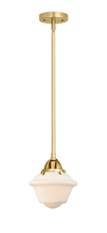 Nouveau 2 LED Mini Pendant in Satin Gold (405|288-1S-SG-G531-LED)