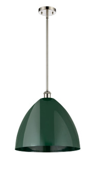 Ballston One Light Pendant in Polished Nickel (405|516-1S-PN-MBD-16-GR)