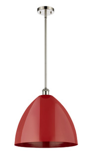 Ballston One Light Pendant in Polished Nickel (405|516-1S-PN-MBD-16-RD)