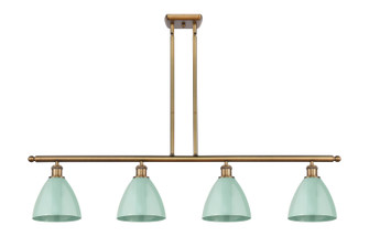 Ballston Four Light Island Pendant in Brushed Brass (405|516-4I-BB-MBD-75-SF)