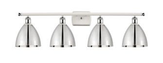 Ballston Four Light Bath Vanity in White Polished Chrome (405|516-4W-WPC-MBD-75-PC)