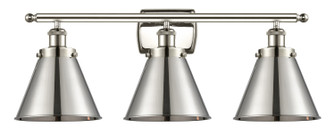 Ballston Urban Three Light Bath Vanity in Polished Nickel (405|916-3W-PN-M13-PN)