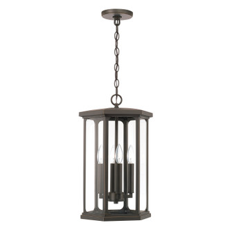 Walton Four Light Outdoor Hanging Lantern in Oiled Bronze (65|946642OZ)