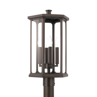 Walton Four Light Outdoor Post Lantern in Oiled Bronze (65|946643OZ)