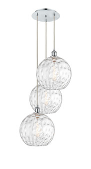 Ballston Three Light Pendant in Polished Chrome (405|113B-3P-PC-G1215-12)