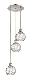 Ballston Three Light Pendant in Polished Nickel (405|113B-3P-PN-G1215-6)