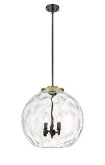 Ballston Three Light Pendant in Black Antique Brass (405|221-3S-BAB-G1215-18)