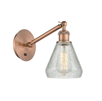 Ballston One Light Wall Sconce in Antique Copper (405|317-1W-AC-G275)