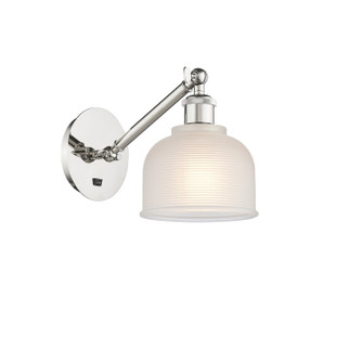 Ballston One Light Wall Sconce in Polished Nickel (405|317-1W-PN-G411)