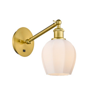 Ballston One Light Wall Sconce in Satin Gold (405|317-1W-SG-G461-6)