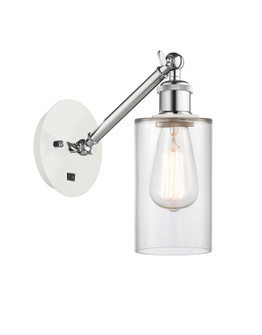 Ballston One Light Wall Sconce in White Polished Chrome (405|317-1W-WPC-G802)