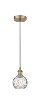 Edison One Light Mini Pendant in Antique Brass (405|616-1P-AB-G1215-6)