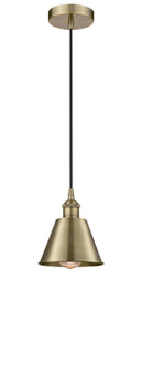Edison LED Mini Pendant in Antique Brass (405|616-1P-AB-M8-LED)