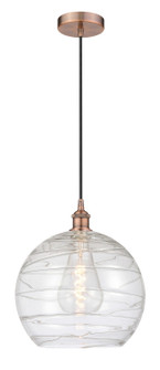Edison One Light Pendant in Antique Copper (405|616-1P-AC-G1213-14)