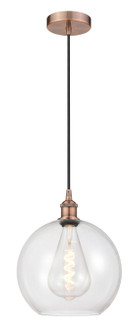 Edison One Light Mini Pendant in Antique Copper (405|616-1P-AC-G122-12)