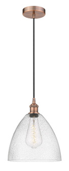 Edison One Light Mini Pendant in Antique Copper (405|616-1P-AC-GBD-124)