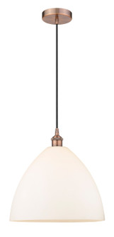 Edison One Light Pendant in Antique Copper (405|616-1P-AC-GBD-161)