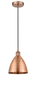 Edison One Light Mini Pendant in Antique Copper (405|616-1P-AC-MBD-75-AC)