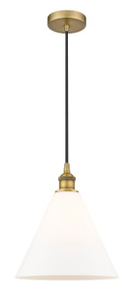 Edison One Light Mini Pendant in Brushed Brass (405|616-1P-BB-GBC-121)