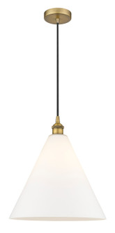 Edison One Light Pendant in Brushed Brass (405|616-1P-BB-GBC-161)