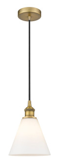 Edison One Light Mini Pendant in Brushed Brass (405|616-1P-BB-GBC-81)